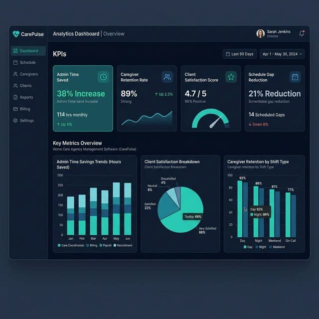 CareSchedule Analytics Dashboard